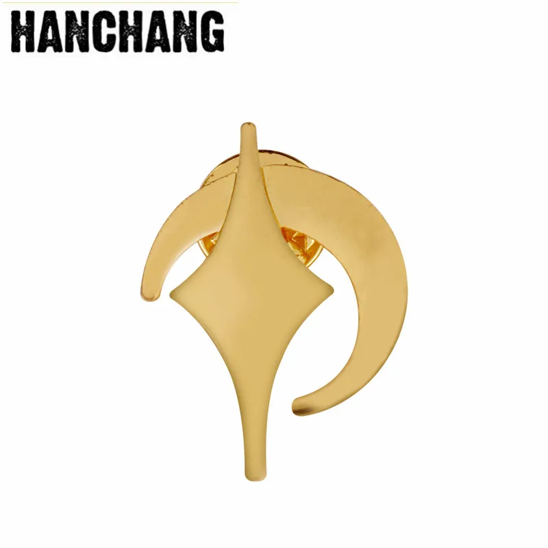 

Fashion jewelry Danganronpa Trigger Brooch School Badge Brooches Pins Cosplay Props Medal Jewelry Decoration
