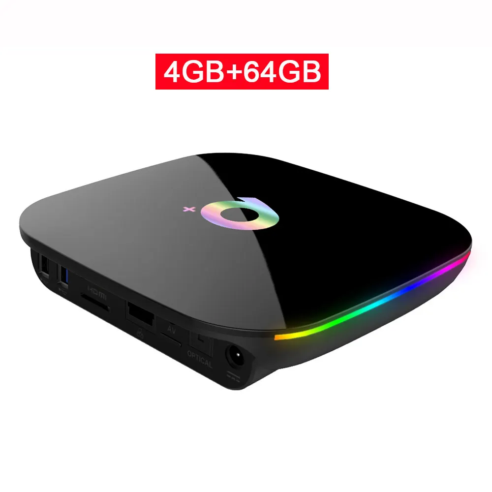 4GB 64GB XGODY Android 9,0 Смарт ТВ приставка H6 Четырехъядерный 4 ГБ 32 ГБ/64 Гб 1080P 6K HD домашний медиаплеер 2,4G wifi приставка для нового старого ТВ - Цвет: 4GB 64GB