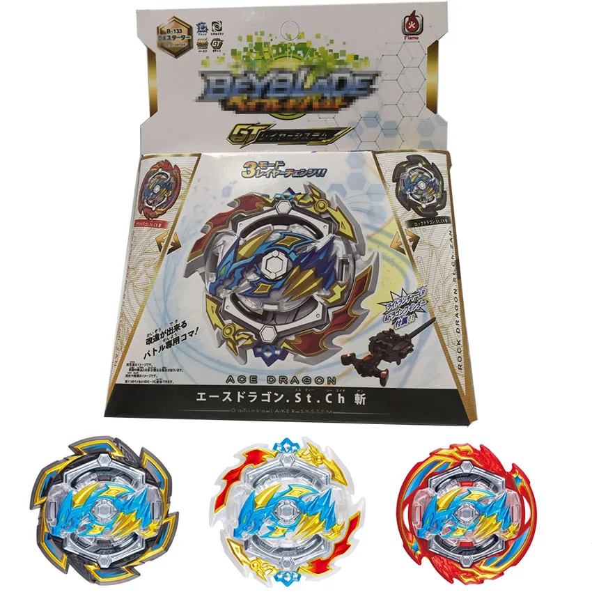 B-133 коробки Топ пусковые установки Такара TOMY Beyblades burst игрушки B-133 bables Toupie Gyro burst Металл Бог спиннинг Топы