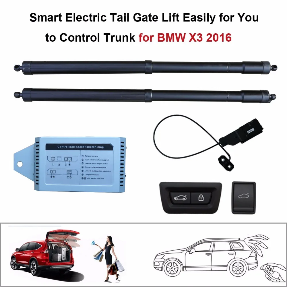 

Smart Auto Electric Tail Gate Lift for BMW X3 F25 2016 Control Set Height Avoid Pinch