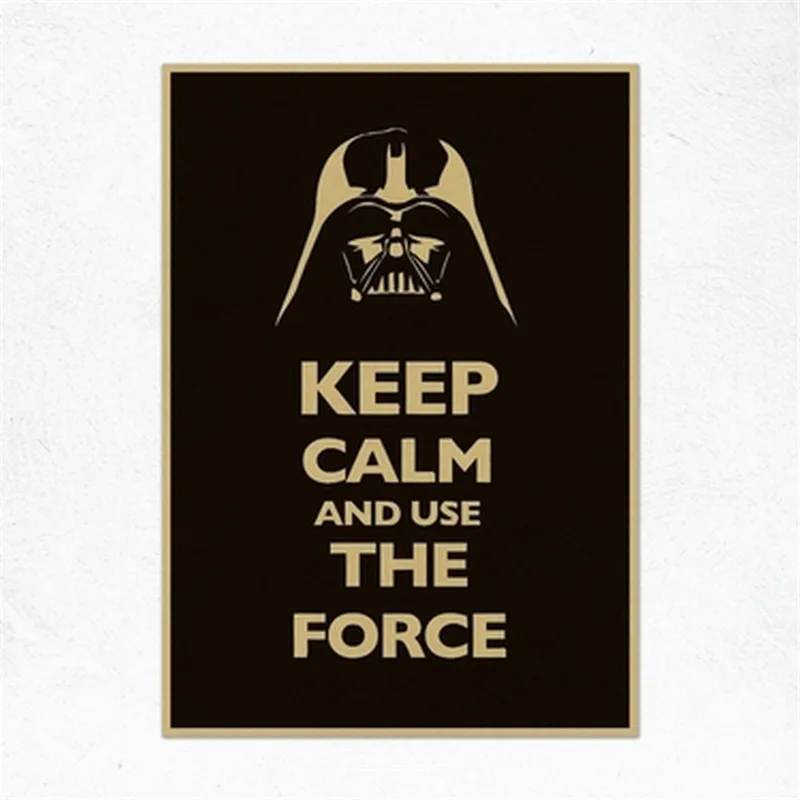 

Vintage Paper Retro Anime Poster Star Wars Movie Poster Darth Vader Series Poster Cafe Bar Home Decor Wall Sticker Gift