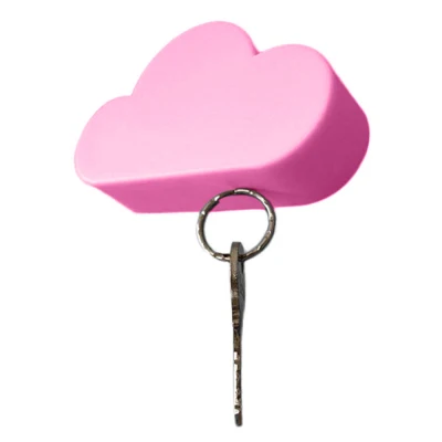 Ouneed Cloud Key Holder розовый и желтый Новинка Домашний Органайзер Магнитный магнитный держатель ключа 1 шт - Цвет: Pink