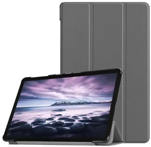 Умный Магнитный чехол для нового iPad Pro, 11 дюймов,, ультратонкий противоударный чехол из искусственной кожи с тройной подставкой для iPad Pro 12,9 - Цвет: pro11-gray