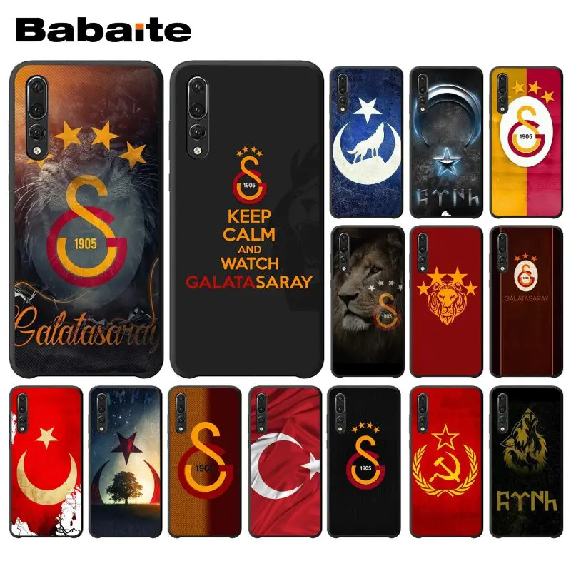 

Babaite Turkey Galatasaray Cute Phone Case for Huawei P20 Mate20 Lite Honor Play 8A 8C 7C 5A Y6 Y5 II Psmart