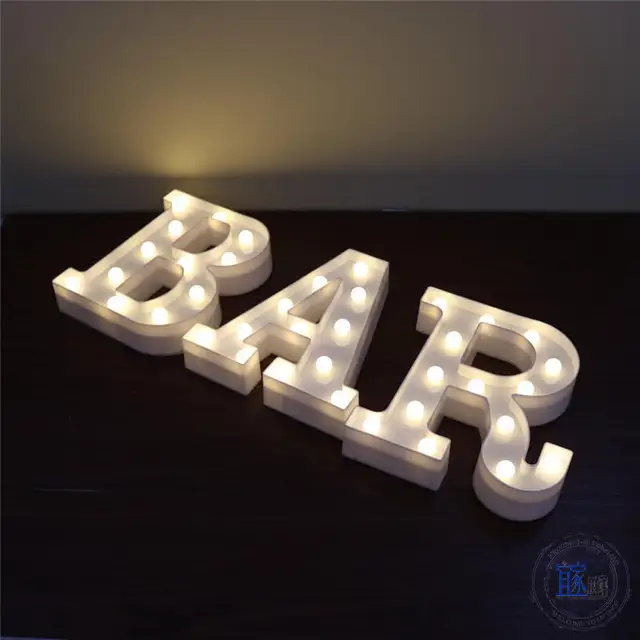 Marquee Luminaria Led Night Light Desk Table Love Letter Bar Sign Marquee Luminaria Led Night Light Desk Table Love Letter Bar Sign Home Decoration Lamp Wedding