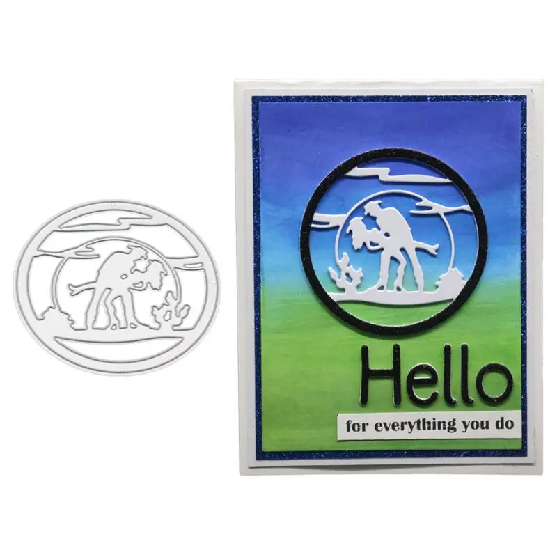 

Couple Greeting Card Metal Cutting Dies Stencil DIY Scrapbooking Album Stamp Paper Card Embossing Craft Decor