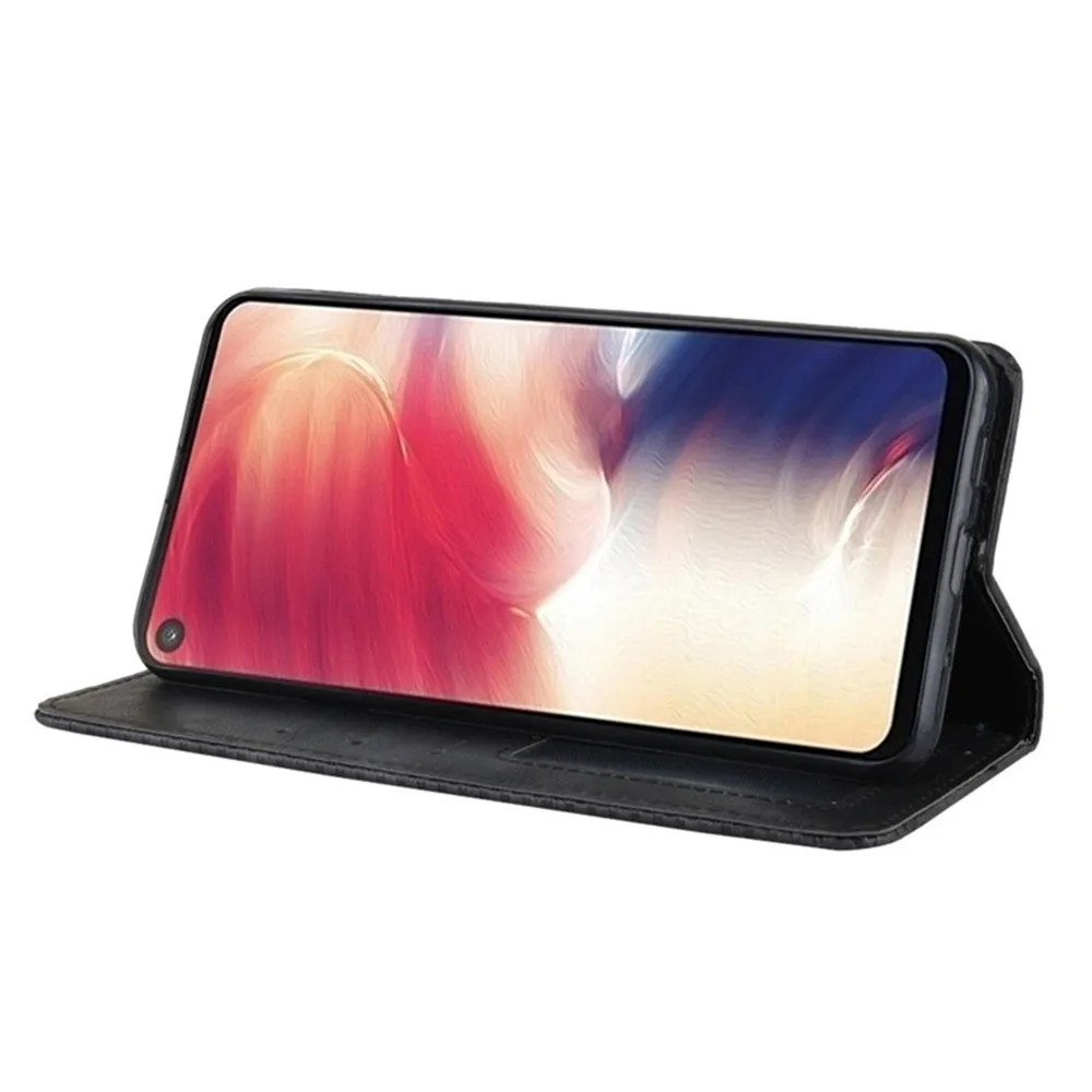 For Samsung Galaxy A60 Case 6.3 inch Luxury PU Leather Wallet Magnetic Adsorption Case For Samsung A60 A6060 SM-A606F Phone Bags