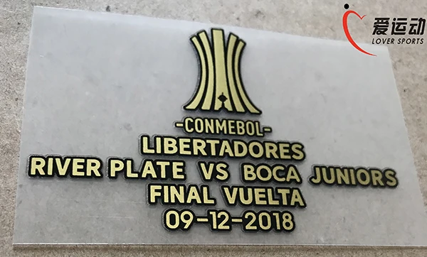 BOCA JUNIORS FINAL COPA LIBERTADORES набор патчей CONMEBOL LIBERADORES финальный матч детали+ трофей 6 патч