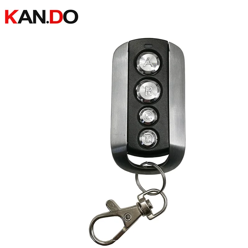 

Metal frame ABCD Key 4 CH 4CH RF Transmitter Wireless Remote Control ,315/433.92 MHz,/lamp/ Garage Door/shutters