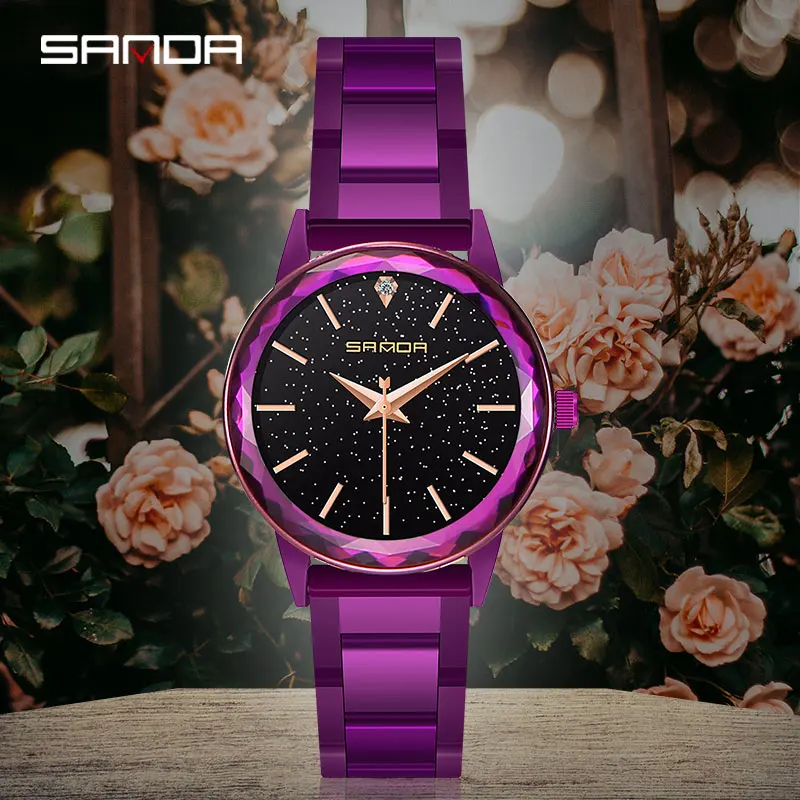 

SANDA New Fashion Watch Women's Rhinestone Quartz Watch Relogio Feminino the Women Wrist Watch Dress Fashion Watch Reloj Mujer