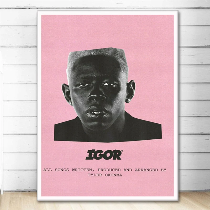

Posters and Prints Tyler The Creator Igor 2019 Rap Music Album Stars Poster Wall Art Picture Canvas Painting for Room Home Decor