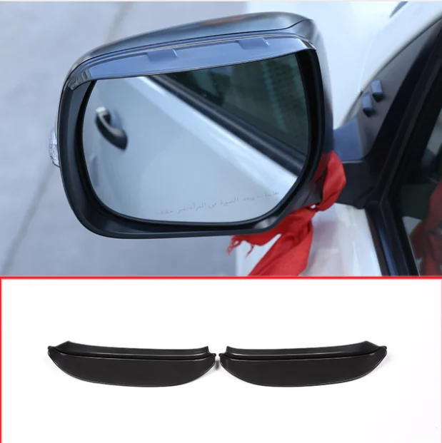 

Car Rearview Mirror Decorative Rain Eyebrow Rain Cover For Toyota Land Cruiser Prado FJ150 150 2010-2018 year