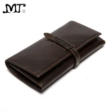 Mj 남성용 정품 가죽 지갑 남성용 고급 가죽 지갑 남성용 지갑 남성용 지갑 동전 주머니 다크 커피(China)