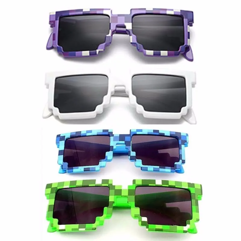 Модные солнцезащитные очки 5 цветов, детские игрушки для костюмированной игры, квадратные солнцезащитные очки для мальчиков и девочек, подарок на день рождения