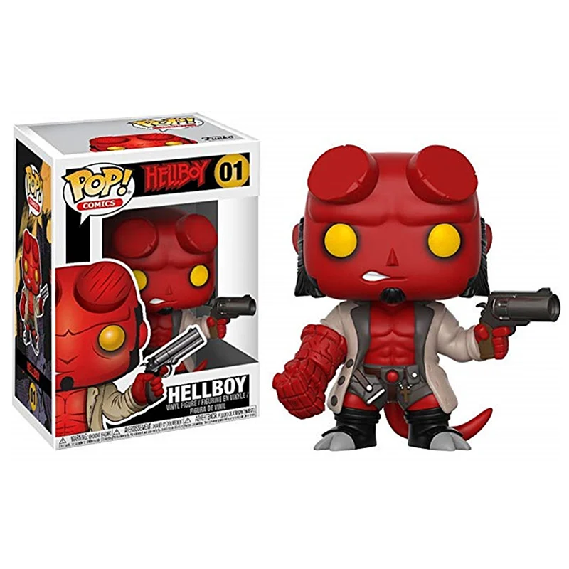 FUNKO POP Новое поступление комиксов HELLBOY 01 # виниловые фигурки модель куклы игрушки для детей рождественские подарки на день рождения