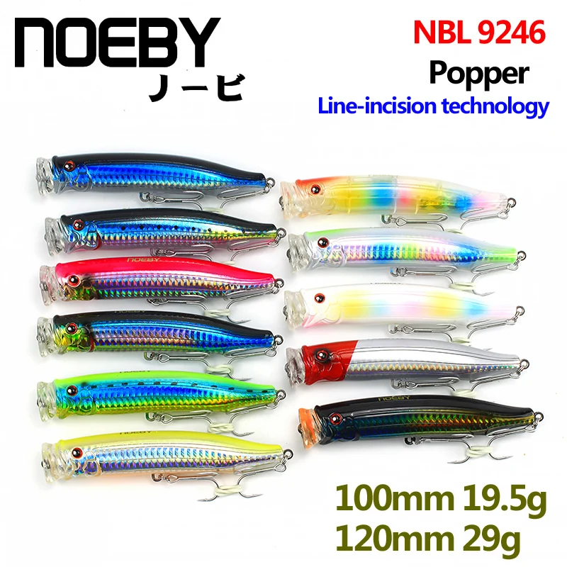 NOEBY 1 قطعة 100 مللي متر 120 m جديد بوبر الصيد إغراء أعلى المياه الصلب الطعم VMC/SUGIURA خطاف ثلاثي السحر إيسكا دي إغراء قوي NOEBY 1 قطعة 100 مللي متر 120 m جديد بوبر الصيد إغراء أعلى المياه الصلب الطعم VMC/SUGIURA خطاف ثلاثي السحر إيسكا دي إغراء قوي
