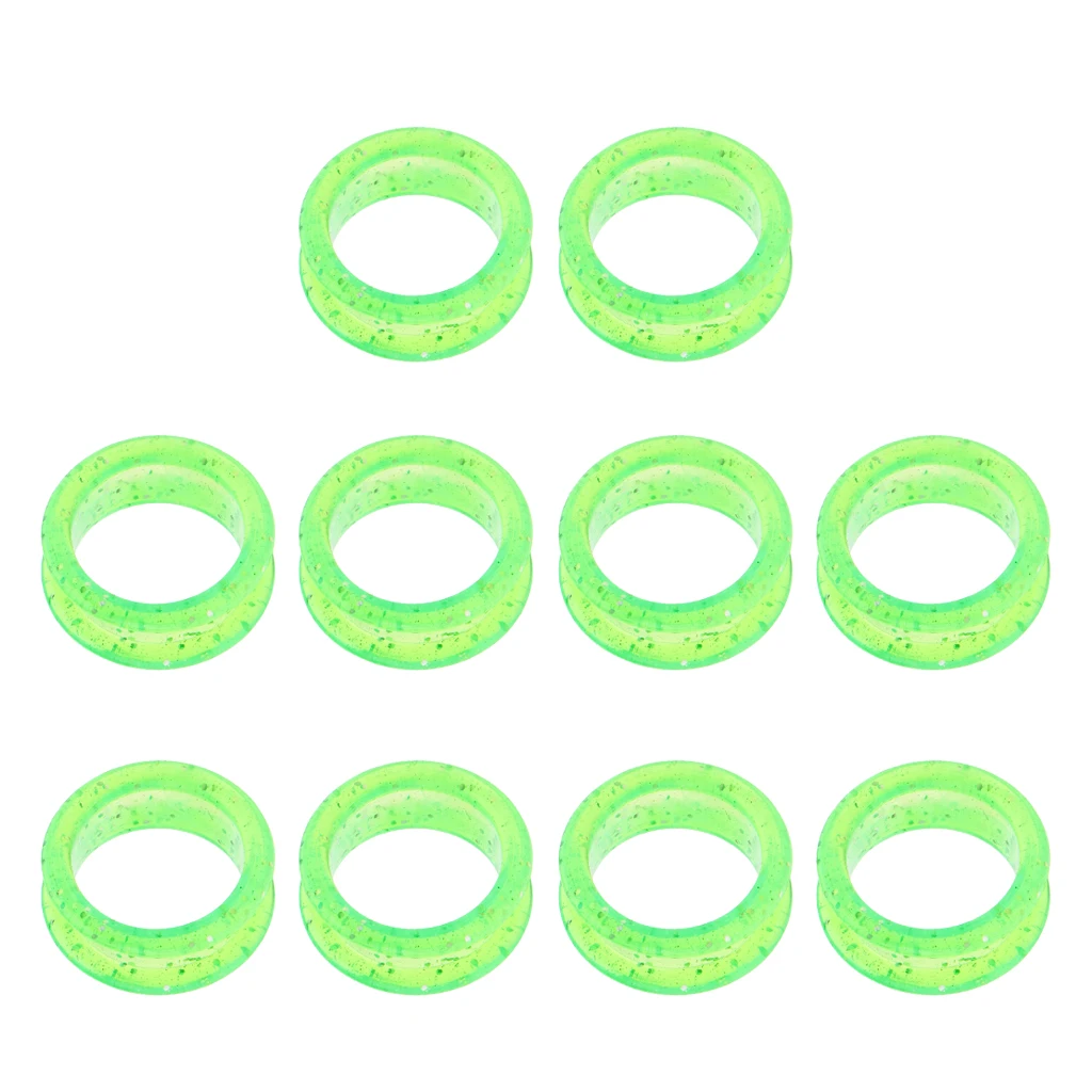 50 Pieces 2.2 cm Rubber Scissors Shears Finger Rings Grips For Salon Barber Healthy & Tasteless & Non Irritating