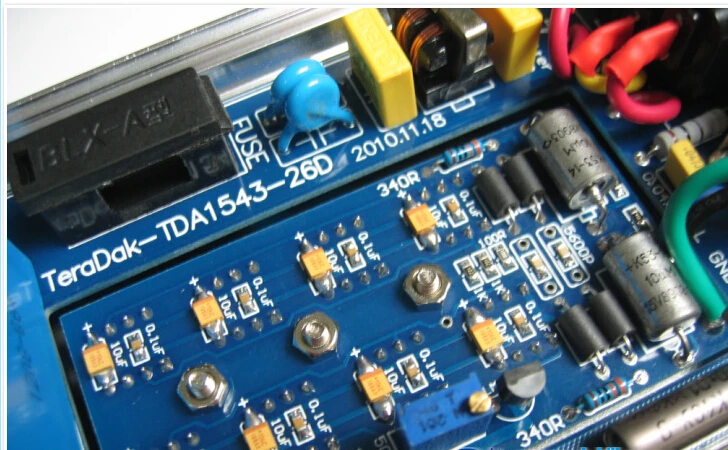 TeraDak V2.7D DAC TDA1543 no DAC 26D 96 k/24bit коаксиальный/оптический вход USB DAC 110V или 230V