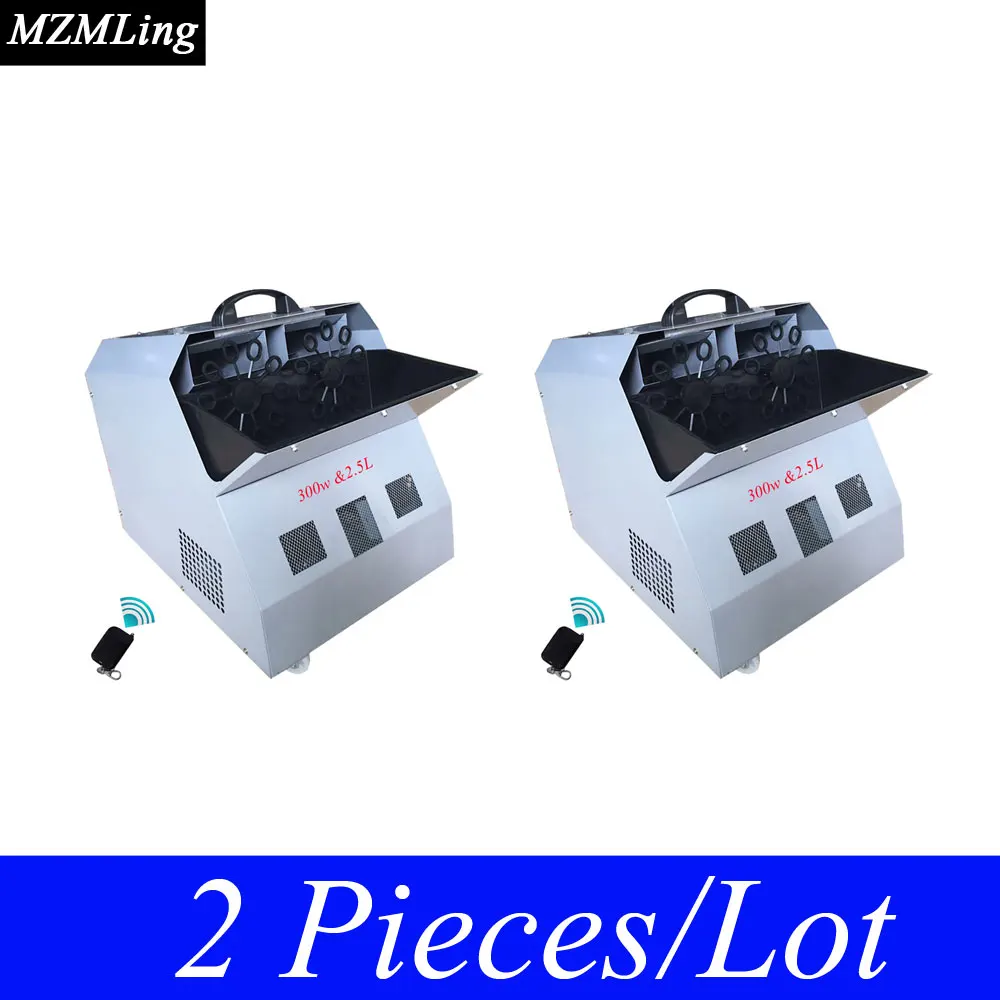 

2 Piece/Lot 300w 2.5L Big Bubble Machine Wireless /Remote/Panel Control Professional DJ /Bar /Party /Show /Stage Machine