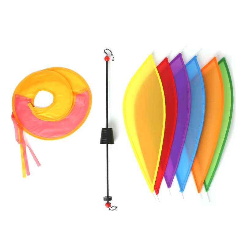 ГБД шар игрушки в виде ветряной мельницы Детей Спираль украшения сада красочные на открытом воздухе Spinner