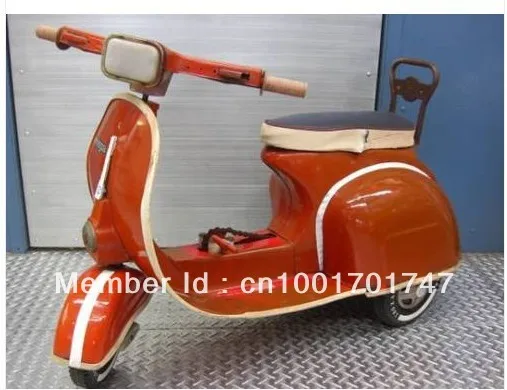 Vintage RETRO VESPA Pedal Car Bicycle Biped Bike Motor | Спорт и развлечения