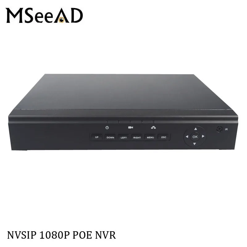 8CH 4CH 1080 P 48 V POE NVR комплект системы видеонаблюдения nvsip 802.3af P2P ONVIF сетевого видео Регистраторы Full HD 2.0MP для POE IP Камера