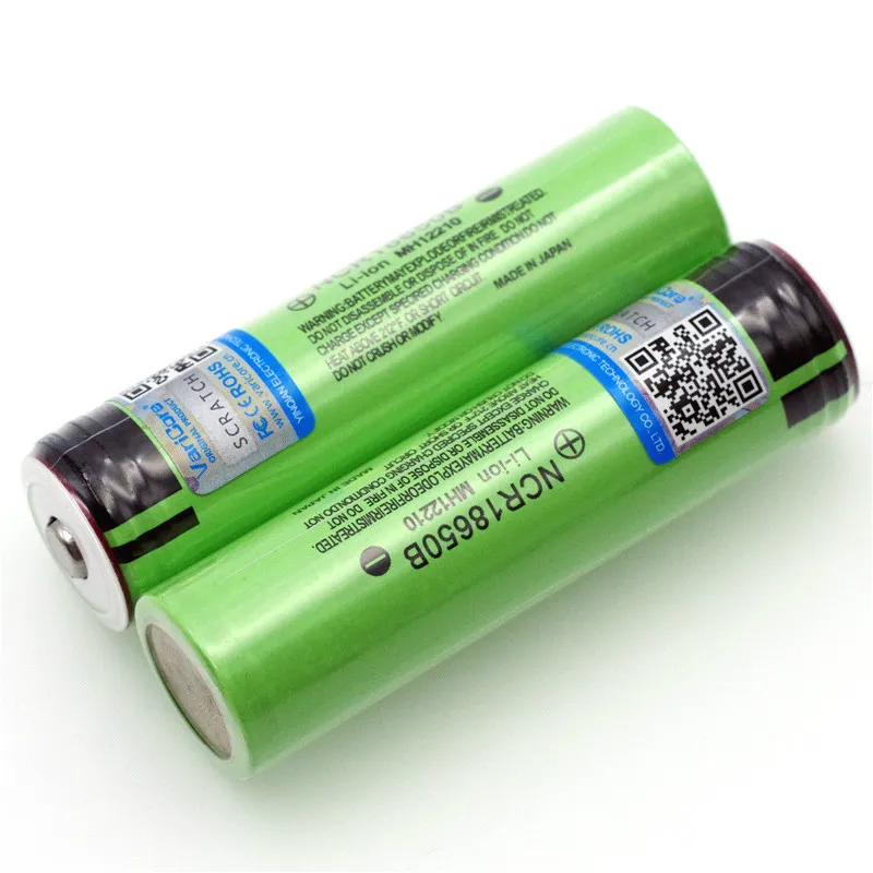 VariCore 18650 NCR18650B 3400mAh 3,7 V литий-ионная аккумуляторная батарея с заостренными(без PCB) батареями