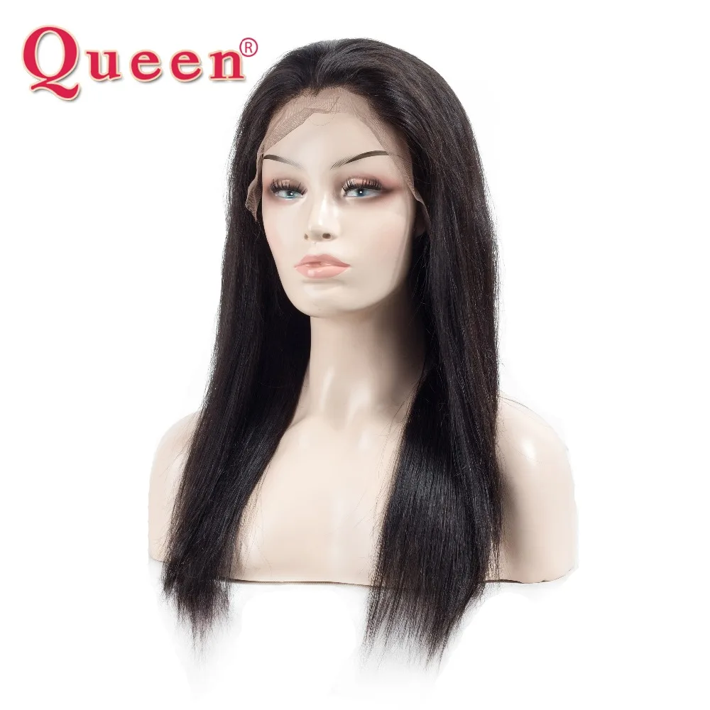 Buy Queen Hair Products Brazilian Straight Hair Lace Front Human Hair Wigs For