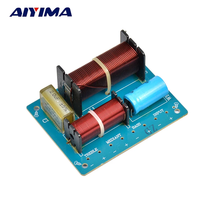 Audio Speaker Frequency Divider font b Amplifier b font Crossover Filter 3 Way 200W 8 Ohm