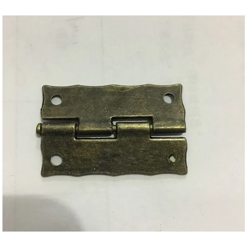 10 шт. 35x23 мм бронзовые дверные петли для шкафа DIY коробка 4 отверстия бронзовый тон