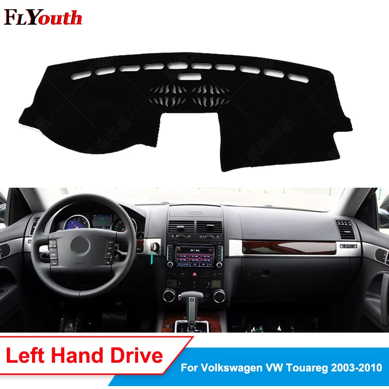 

Car Dashboard Cover For Volkswagen Touareg 2003 2004 2005 2006 2007 2008 2009 2010 Dash Mat Dash Pad Carpet Anti-UV Non-slip 1Pc