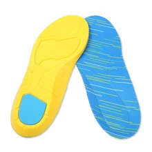 Толстый PU уход для ног: стельки для мужчин амортизация Мужская обувь стельки легкий вес Shoepad