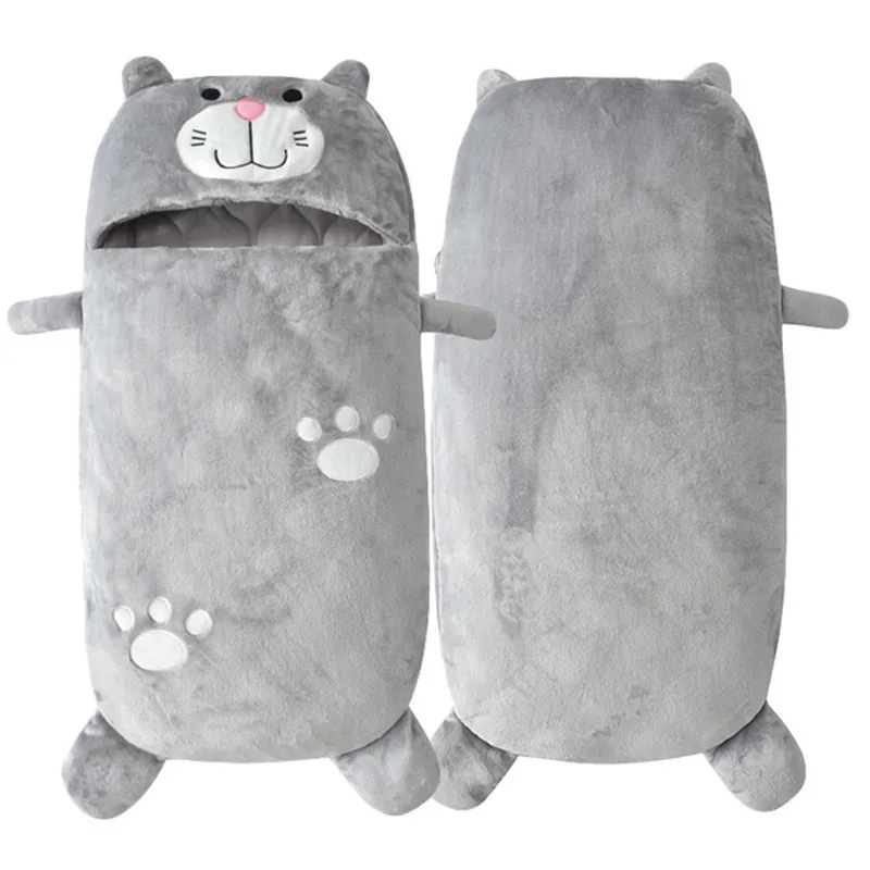 Baby Sleeping Bag Newborns Flannel Cartoon Fox Sleep Bag Kids Winter Sleepsacks Bag Swaddle Baby Envelopes for 0-3 Years