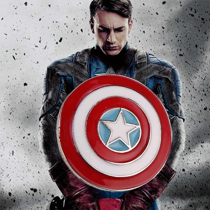 キャプテンアメリカブローチロゴマーベルアベンジャースーパーヒーローエナメルシールドピンバッジファッション新ホット映画の宝石男性の女性の卸売 Brooch Logo Brooch Fashionbrooches Wholesale Aliexpress