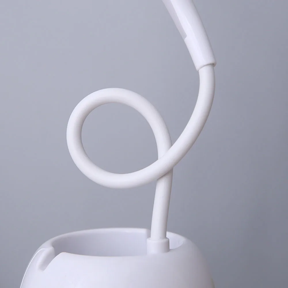 Креативная Студенческая настольная лампа, светодиодный сенсорный Настольный светильник с держателем для ручки, настольная лампа с зарядкой через usb, трехскоростная сенсорная прикроватная лампа