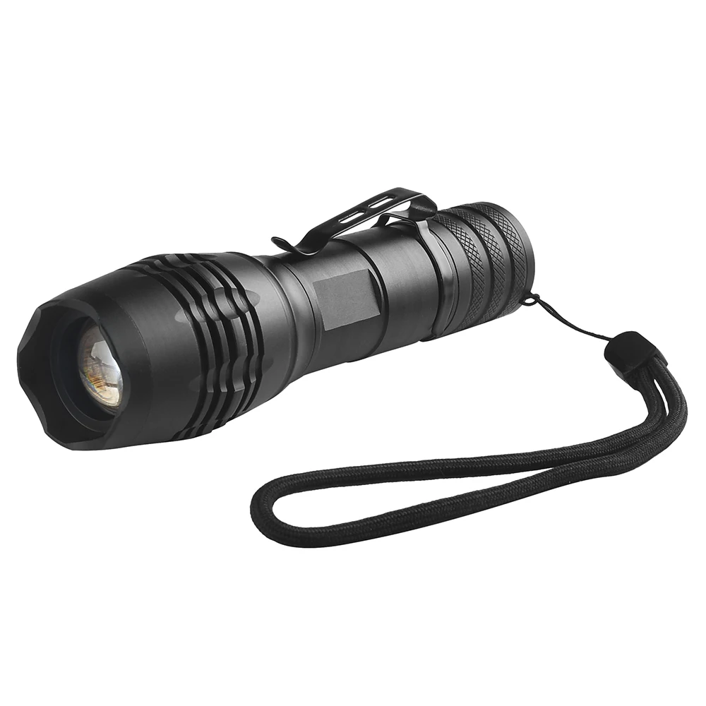 1Portable LED Flashlight LED Torch Zoomable Flashlight 8000LM E17 XM L