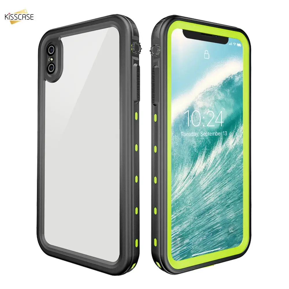 KISSCASE водонепроницаемый чехол для телефона Samsung Galaxy S10 S9 Plus Note 8 9 противоударный