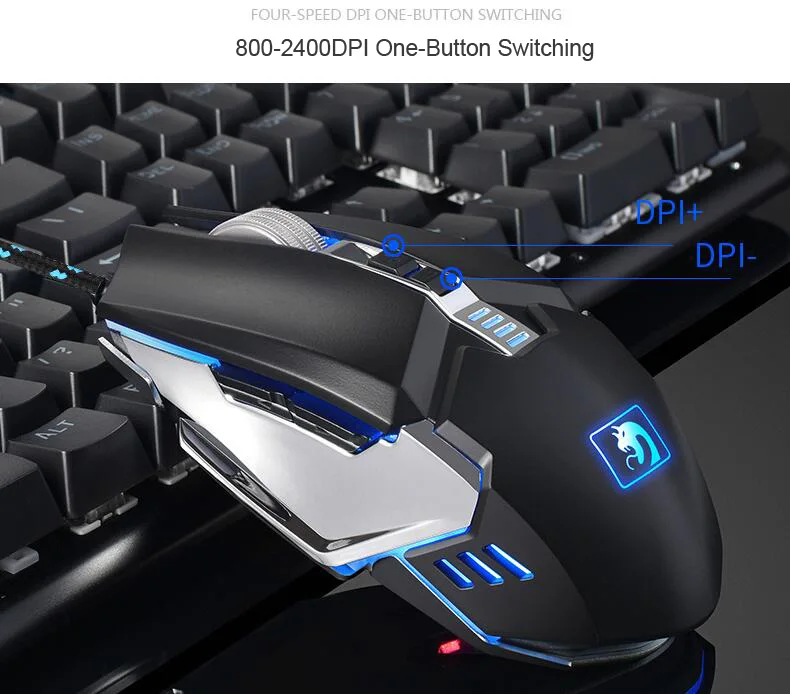 Технология, 104 клавиш, настоящая механическая клавиатура, синий, черный переключатель, Радужный светодиодный, с подсветкой, компьютерная игровая клавиатура+ новая профессиональная игровая мышь