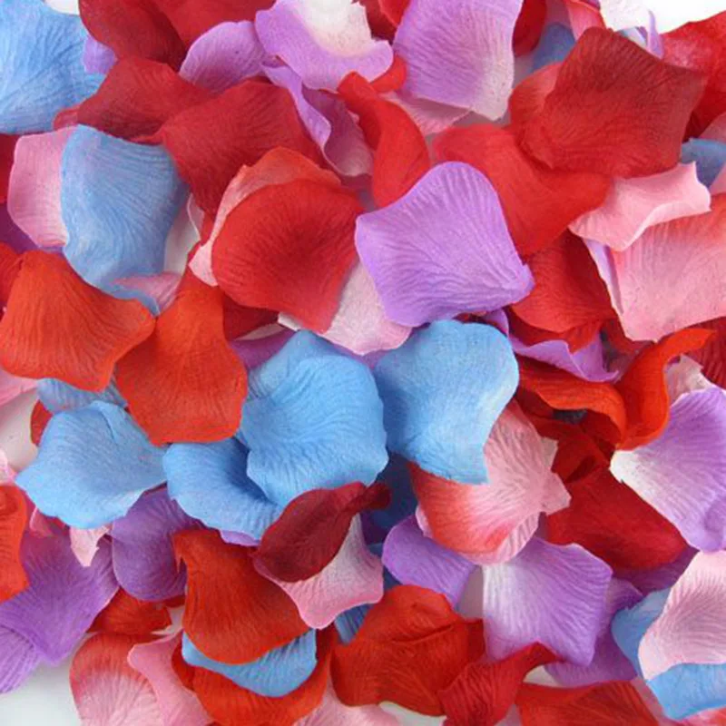 

100pcs Artificial Rose Flower Petals Silk Petalos De Rosa De Boda Wedding Party Crafts Festive Decoration Mariage Supplies Decor