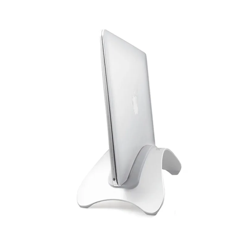 

Aluminum Space-saving Laptop Vertical Stand Desktop Erected Holder for MacBook Pro Air Retina 3pcs Silica Gel Pad Available