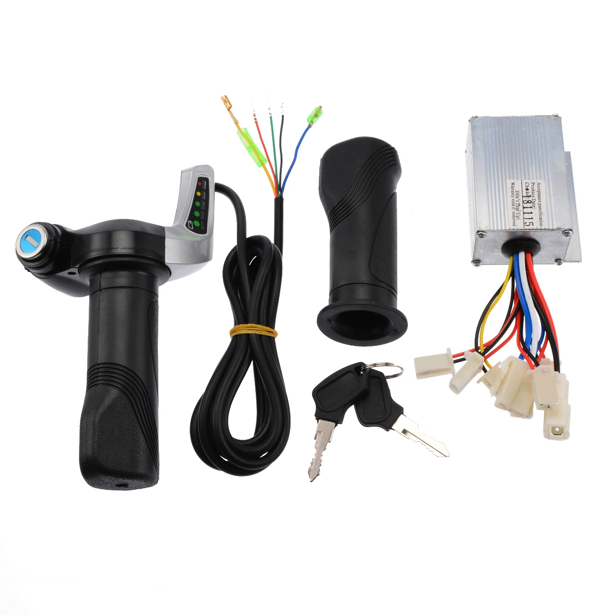 Electric Scooter Motor Brushed Controller & Throttle Twist Grip 24V 250W New Motor Controller Bicycle Supplies