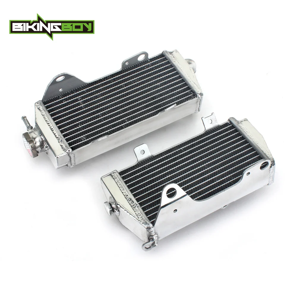 

BIKINGBOY 1 Set MX Motorcycle Aluminum Cores Water Cooling Radiators For HONDA CFR450R 2013 CRF 450 R 2013 13 CRF 450R