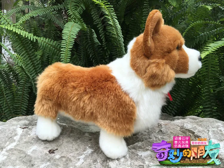 25CM Standing Stuffed Animals Hračky Simulace Welsh