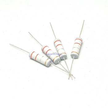 

200pcs 5W Carbon Film resistor 5% 1R ~ 1M 2.2R 10R 22R 47R 51R 100R 150R 470R 1K 4.7K 10K 47K 1 2.2 10 22 47 51 100 150 470 ohm