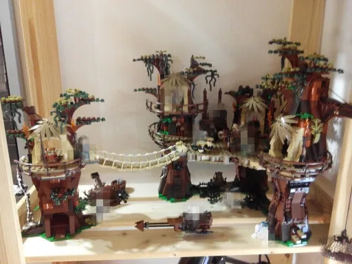 

1990pcs Star Ewok Village Wars Building Blocks Juguete para Construir Bricks Toys compatible lepins christmas children Gifts