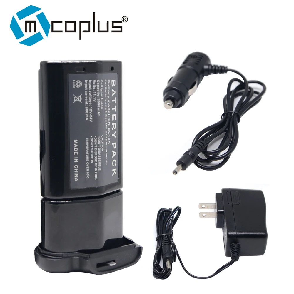 Mcoplus EN-EL18A EN-EL18 Battery + Charger for Nikon D850 D800 D800E D810 Camera ,MB-D18 MB-D12 MBD12 Battery Grip. Mcoplus EN-EL18A EN-EL18 Battery + Charger for Nikon D850 D800 D800E D810 Camera ,MB-D18 MB-D12 MBD12 Battery Grip.