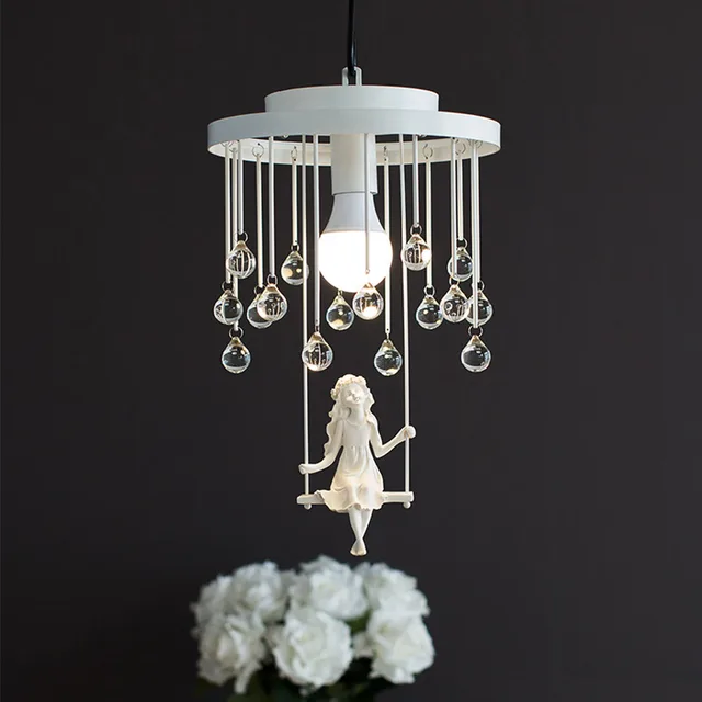 Hghomeart Creative Cartoon Chandeliers Led Crystal Chandelier Kids Hghomeart Creative Cartoon Chandeliers Led Crystal Chandelier Kids Room Luminarias Wrought Iron Lamp Re Suspension