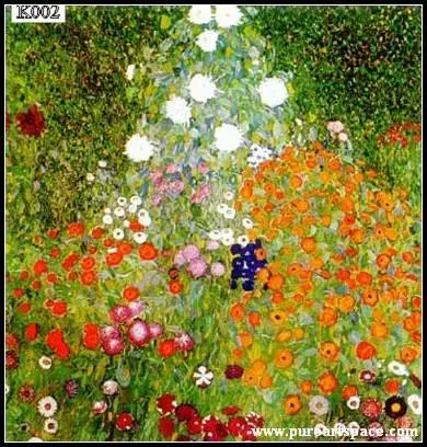 Цветочный сад Gustav Klimt ручная роспись маслом на холсте настенное художественное