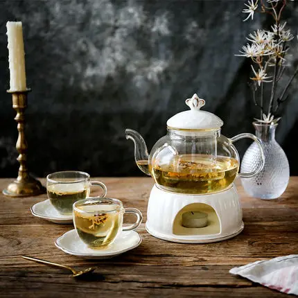 Нордический вареный Фруктовый Цветочный чайный горшок цветочный чайный набор английский простой послеобеденный чайный набор керамическая стеклянная свеча чайный горшок
