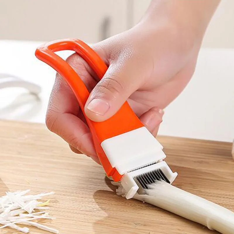 Cut Onion Slicer Cutter Shredded Vegetable Stainless Steel Durable